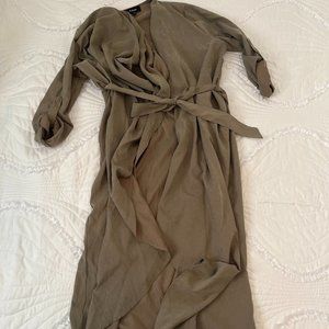 Women's Olive Green Kimono